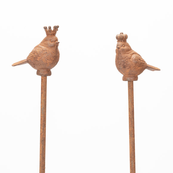 Royal Birds - Cast Iron Garden Stakes